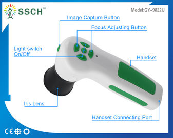 White Iriscope Iridology Kamera USB Skin Scanner Diagnosis Analyzer