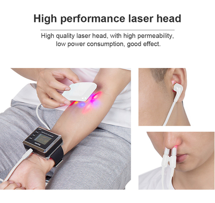Jam Tangan Terapi Laser Medis Multifungsi Tingkat Rendah Terapi Laser Jam Tangan Untuk Tinnitus Otitis Rhinitis